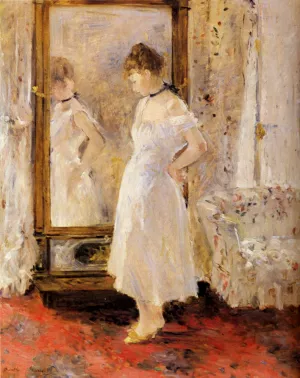 The Cheval Glass Oil painting by Berthe Morisot