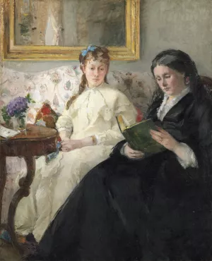 The Mother and Sister of the Artist by Berthe Morisot Oil Painting