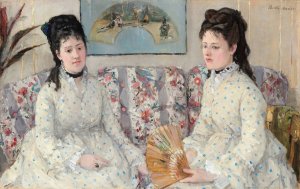 The Sisters by Berthe Morisot Oil Painting