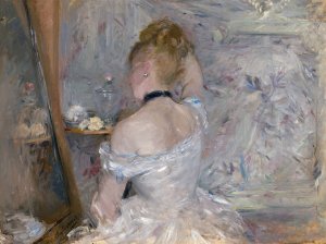 Woman at Her Toilette by Berthe Morisot Oil Painting