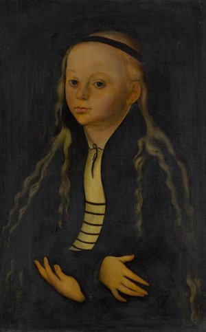Portrait of Woman by Bertil Damm Oil Painting