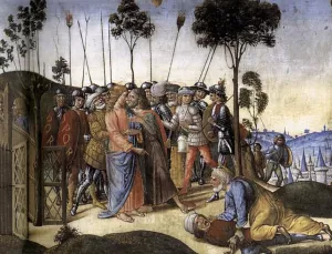 Arrest of Christ Oil painting by Biagio D'Antonio