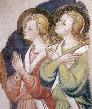 Angels painting by Bicci Di Lorenzo