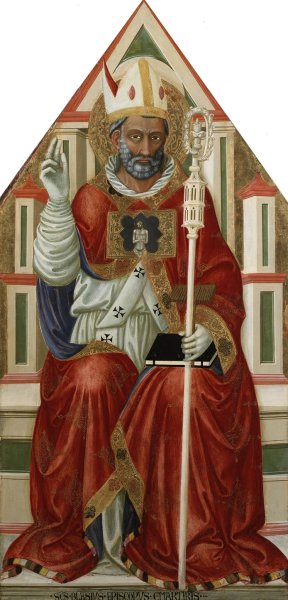 St. Blaise by Bicci Di Lorenzo Oil Painting