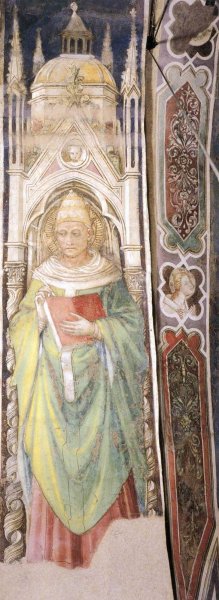St Gregory the Great by Bicci Di Lorenzo - Hand-Painted Oil Painting Reproduction