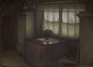 It's Snowing Outside by Bjorn Ahlgrensson Oil Painting
