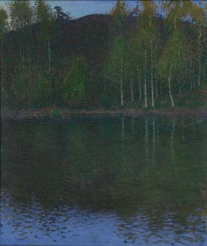 The Shore by Bjorn Ahlgrensson Oil Painting
