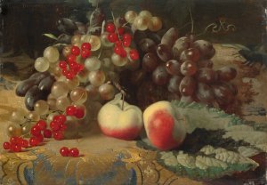 Fruit still life by Blaise-Alexandre Desgoffe Oil Painting