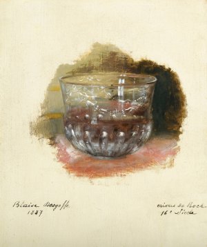Study Of A 16th Century Rock Crystal Goblet Oil painting by Blaise-Alexandre Desgoffe