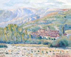 Village de Poujal-sur-Orb by Blanche Hoschede-Monet Oil Painting