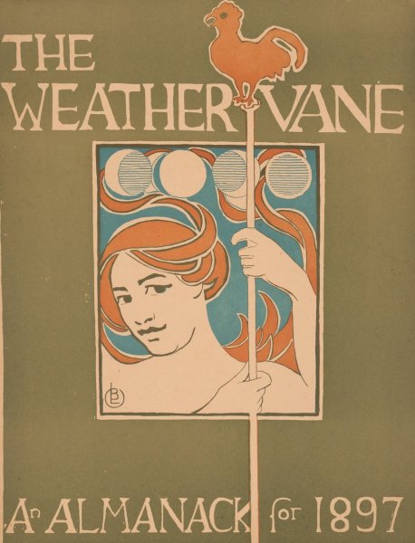 The weathervane, an almanack for 1897  by Blanche Letcher - Hand-Painted Oil Painting Reproduction