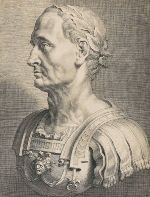 Julius Caesar, Perpetual Dictator by Boetius Adamsz Bolswert Oil Painting