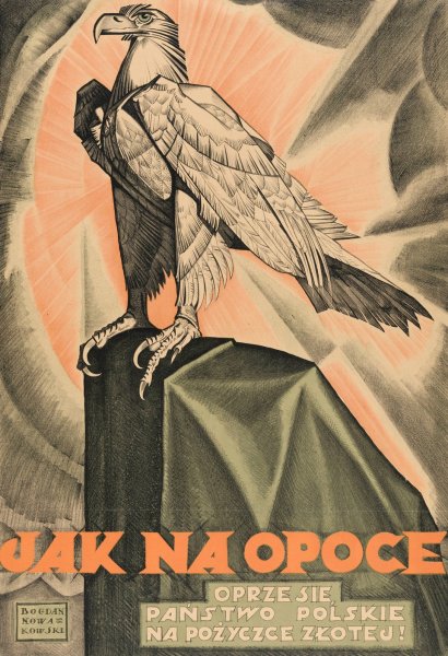 Main Product Photo of Jak na opoce oprze sie Panstwo Polskie na pozyczce zlotej!  Painting by Bogdan Nowakowski
