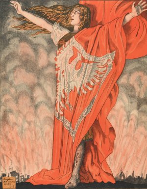 Ojczyzna wzywa was. Kupujcie Polska Pozyczke Panstwowa by Bogdan Nowakowski Oil Painting