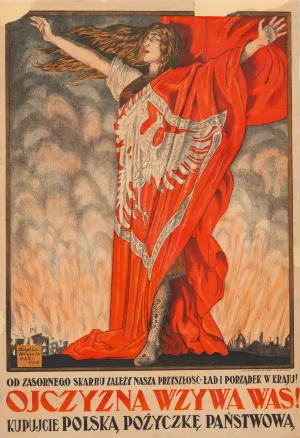 Ojczyzna wzywa was! Oil painting by Bogdan Nowakowski