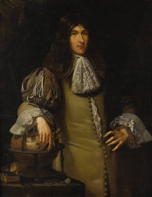 Portrait of A Man Of Science by Bogdan Theodor Lubieniecki Oil Painting