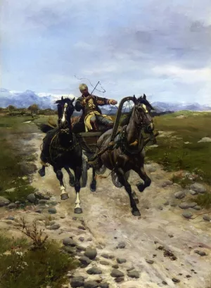 On the Move by Bohdan Vonn Kleczynski - Oil Painting Reproduction