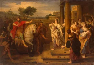 Jephtha's Daughter Oil painting by Bon Boullogne