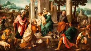 Adoration Of The Magi by Bonifacio Veronese Oil Painting
