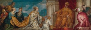 The Queen Of Sheba Before Solomon by Bonifacio Veronese Oil Painting