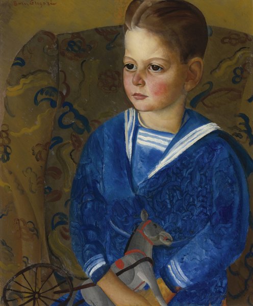 Main Product Photo of Boy In a Sailor Suit Painting by Boris Grigoriev