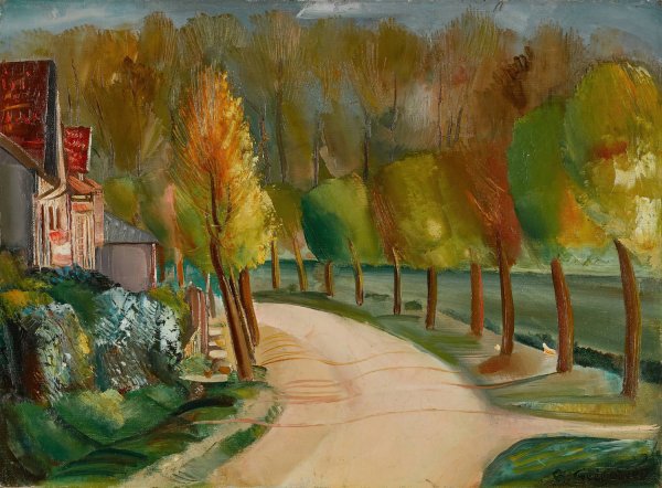 Main Product Photo of Riverside Painting by Boris Grigoriev