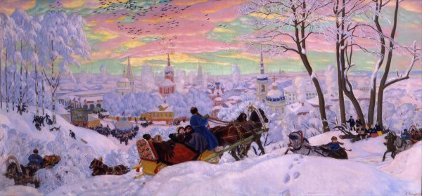 Main Product Photo of Shrovetide Painting by Boris Kustodiev
