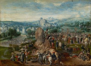 Calvary by Braunschweiger Monogrammist Oil Painting