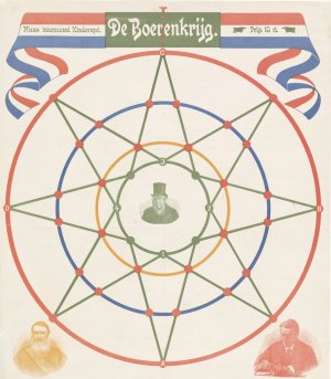 Nieuw interessant kinderspel. De boerenkrijg by Breitkopf & Hartel Oil Painting