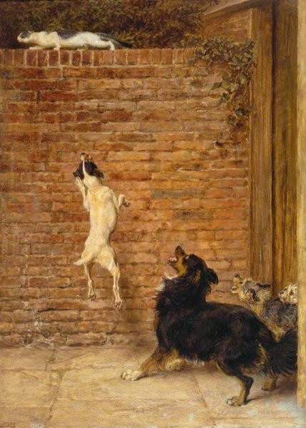 Main Product Photo of A Blockade Runner Painting by Briton Riviere