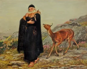 A Legend of Saint Patrick painting by Briton Riviere