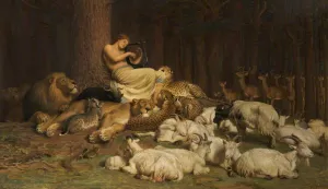 Apollo by Briton Riviere Oil Painting