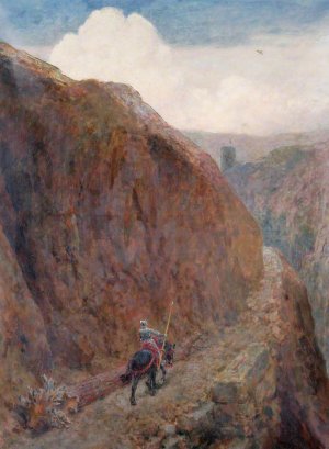 Childe Roland to the Dark Tower Came by Briton Riviere Oil Painting