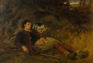 Companions in Misfortune by Briton Riviere Oil Painting