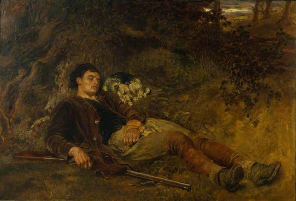 Main Product Photo of Companions in Misfortune Painting by Briton Riviere