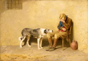 Fidelity painting by Briton Riviere