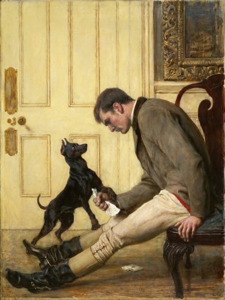 Jilted by Briton Riviere - Hand-Painted Oil Painting Reproduction