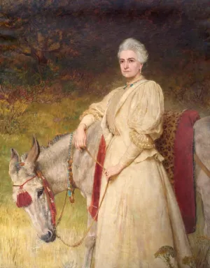 Lady Harriet Sarah Wantage painting by Briton Riviere