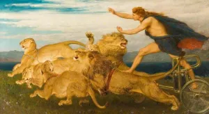 Phoebus Apollo by Briton Riviere - Oil Painting Reproduction