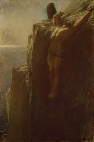 Prometheus by Briton Riviere - Oil Painting Reproduction
