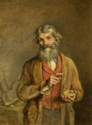 Thomas Jenkins by Briton Riviere Oil Painting
