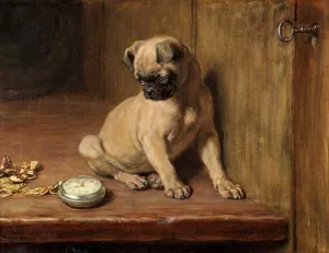 Tick-Tick by Briton Riviere Oil Painting