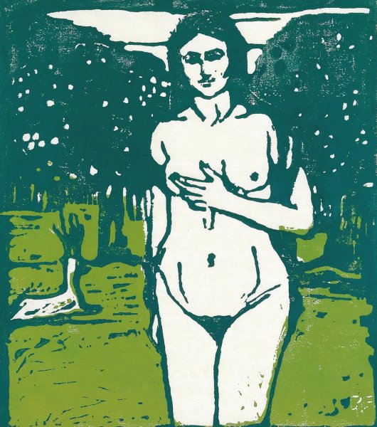 Eva by Broncia Koller-Pinell - Hand-Painted Oil Painting Reproduction