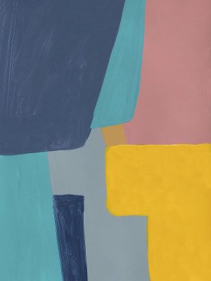City Blocks Oil painting by Bronwyn Baker