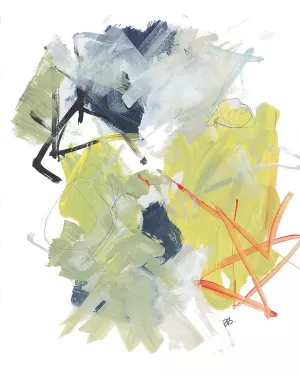 Crossing Boundaries 3 by Bronwyn Baker Oil Painting