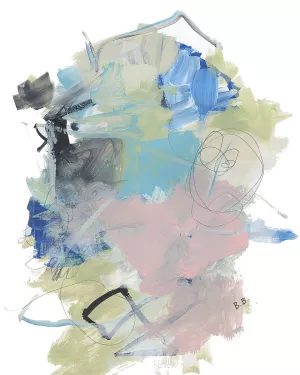 Crossing Boundaries 4 by Bronwyn Baker Oil Painting