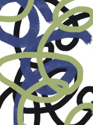 Scribble No. 2 by Bronwyn Baker Oil Painting