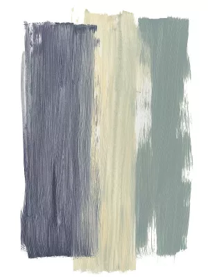 Striped Abstract by Bronwyn Baker Oil Painting