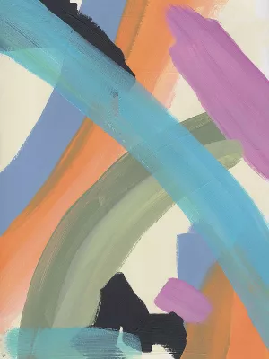 The Script No. 2 by Bronwyn Baker Oil Painting