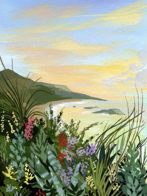 Blossom Bluff by Brook Page Oil Painting